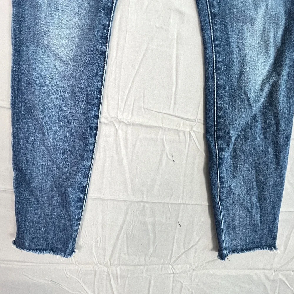 7 For All Mankind The Ankle Skinny‎ Jeans Womens 25 Blue Denim Cotton Stretch